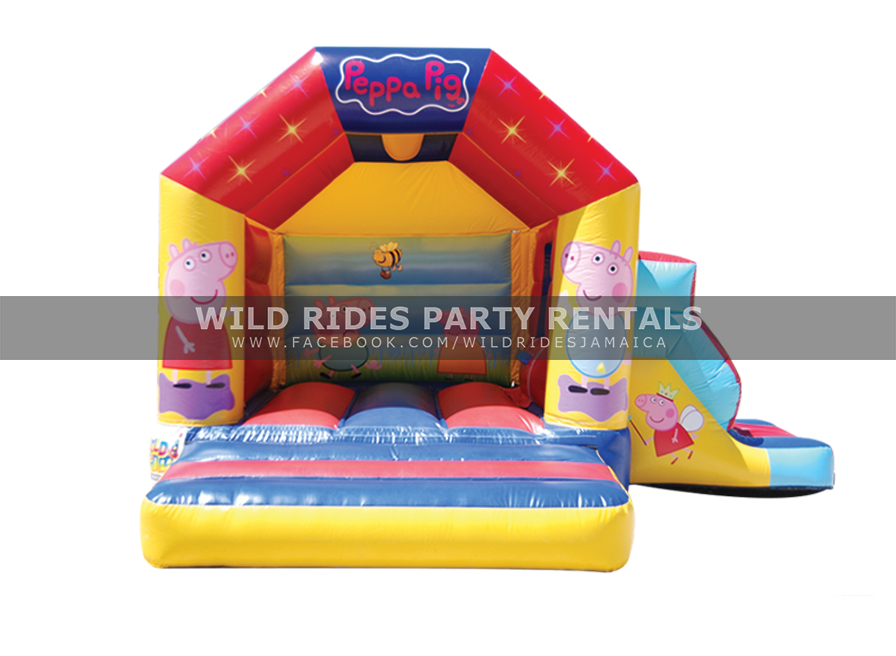 Peppa Pig Inflatable Bouncer Castle w/Slide