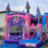 Nice three (3) in one Princess Bouncer with, Mini Rock Climb and Dry Slide, suitable for house parties and fun days. Size is 16'L x 16'W x 12'H and has a weight capacity of up to 500lbs at a time. Suitable for toddlers up to age 13.